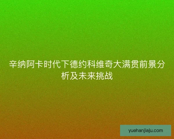 辛纳阿卡时代下德约科维奇大满贯前景分析及未来挑战